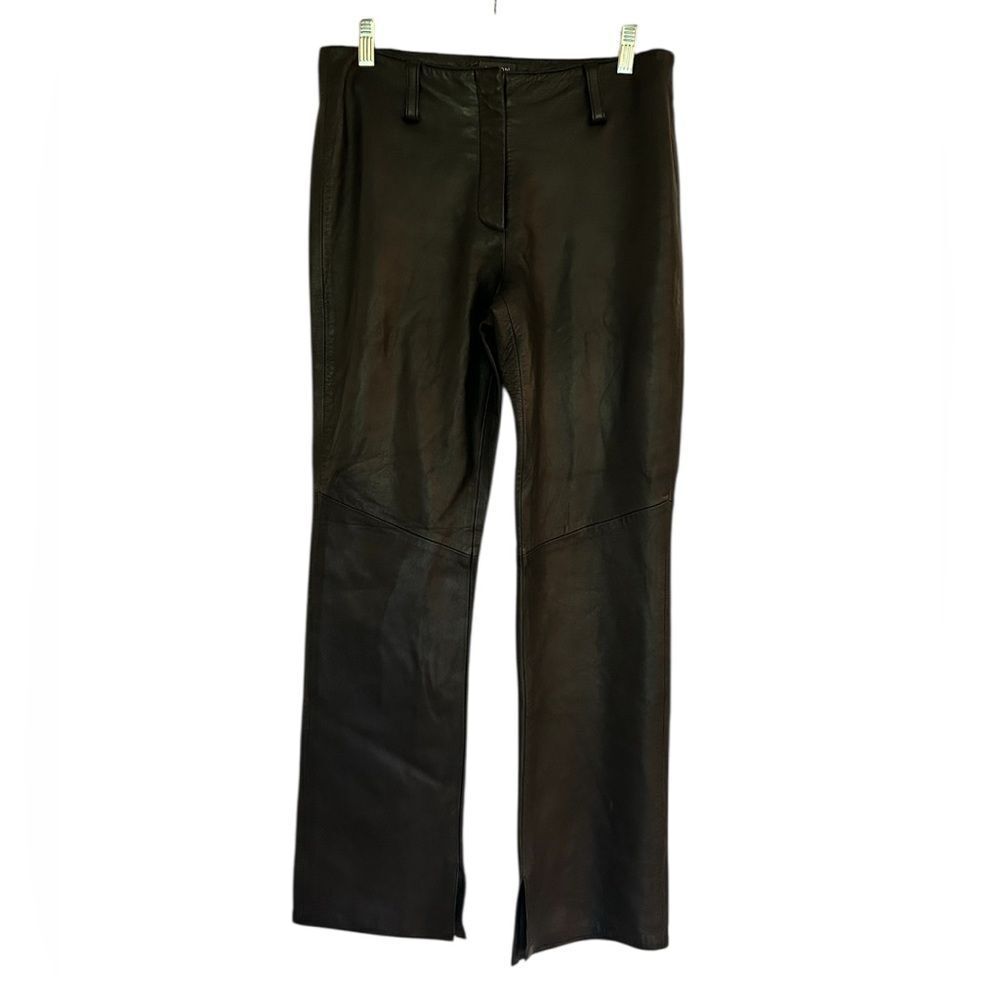 Garson by Rem Garson Black Authentic Leather Pants Size 6